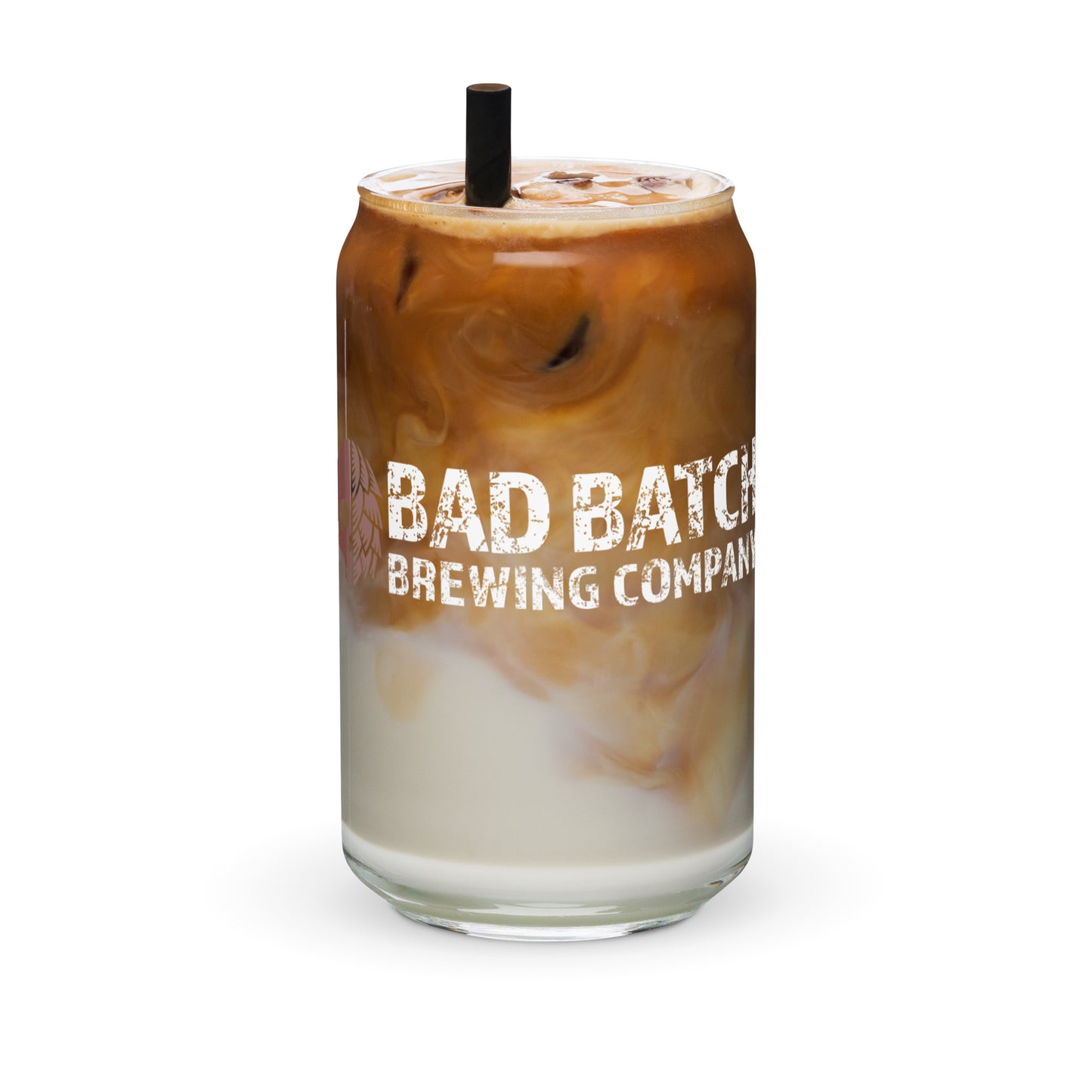 Bad Batch Brewing Company Can-shaped glass