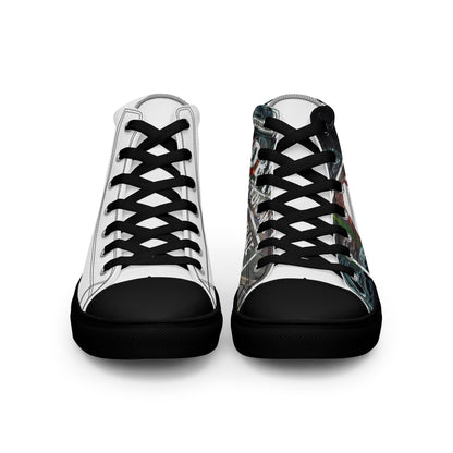 Women’s high top canvas shoes