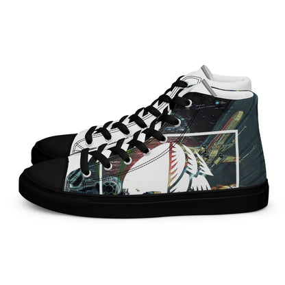 Women’s high top canvas shoes